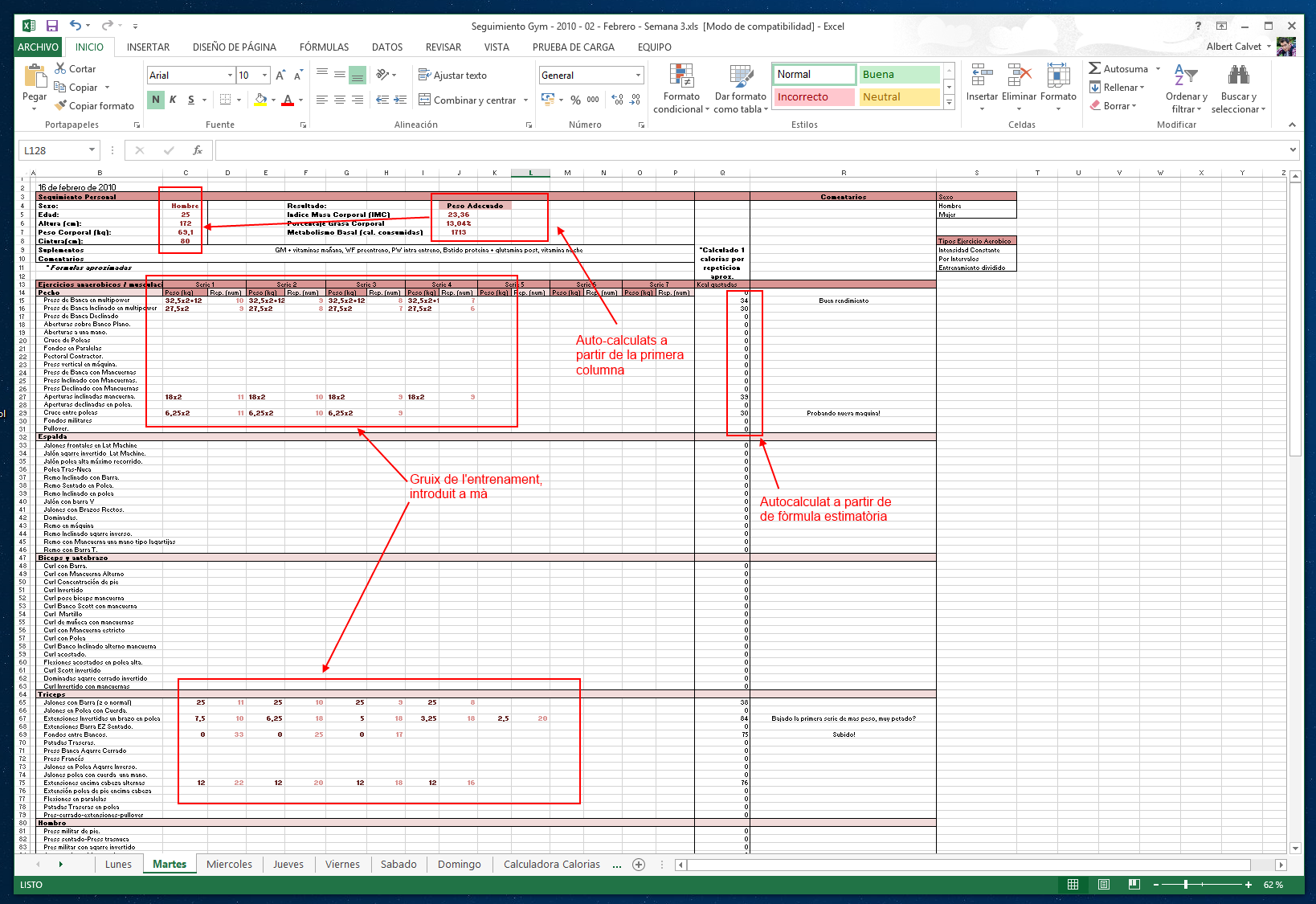 Exemple plantilla Excel