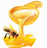 La mel conté altes quantitats de dos d'aquests sucres simples, glucosa (31%) i fructosa (38%)