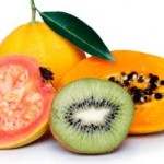 Kiwi, guava i papaia