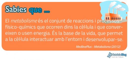 SabiesQue---Metabolisme